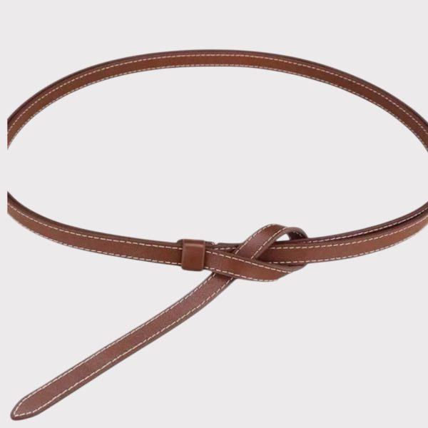 PLISSE CHELSEY BELT BROWN