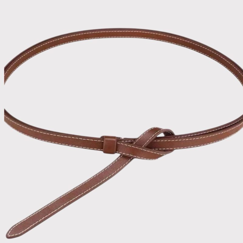 PLISSE CHELSEY BELT BROWN