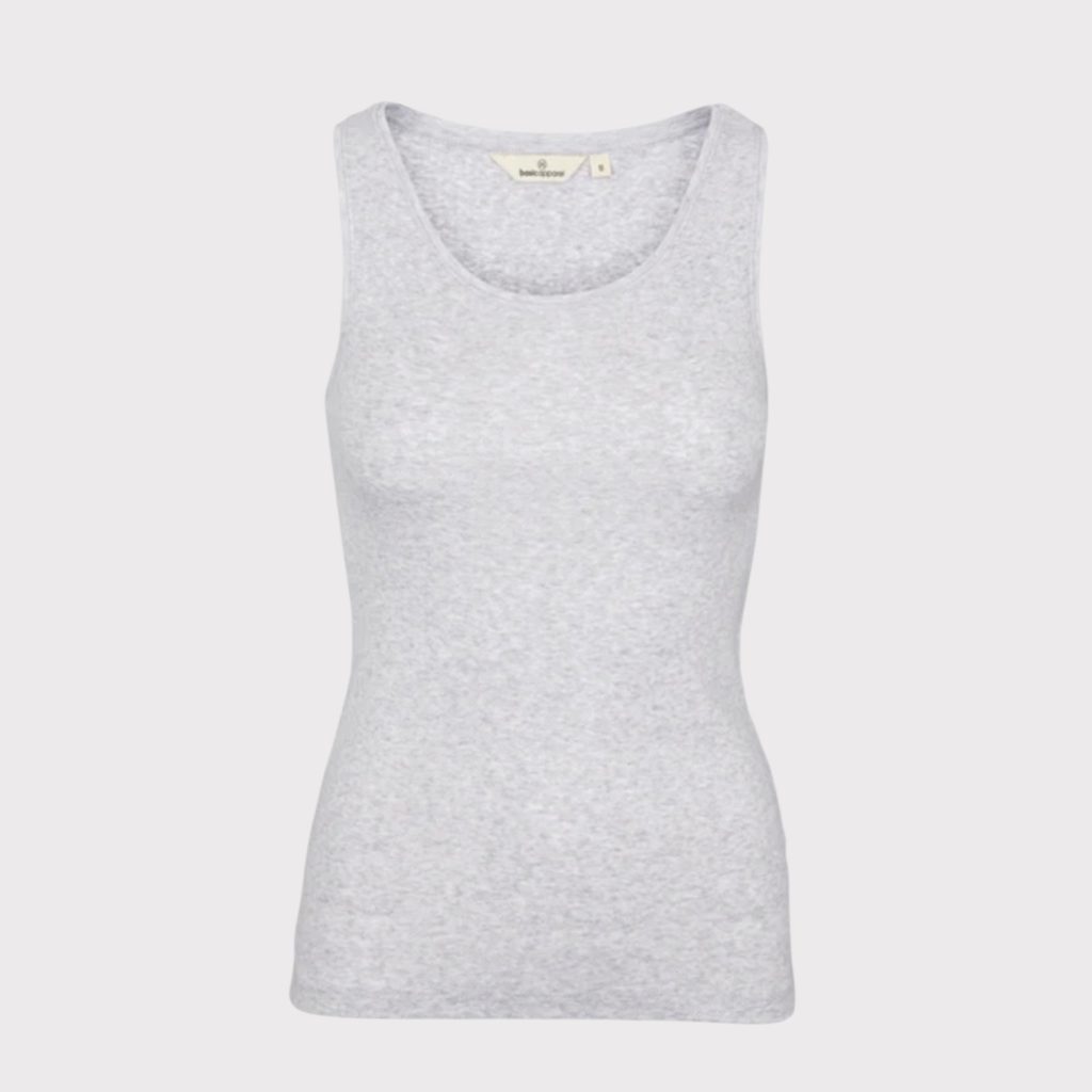 basic apparel arense tank grey melange