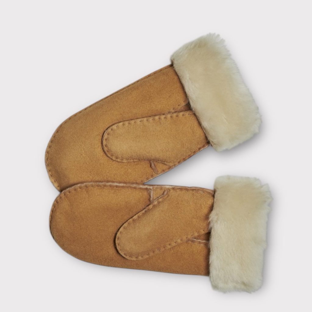 new zealand boot mitten cognac