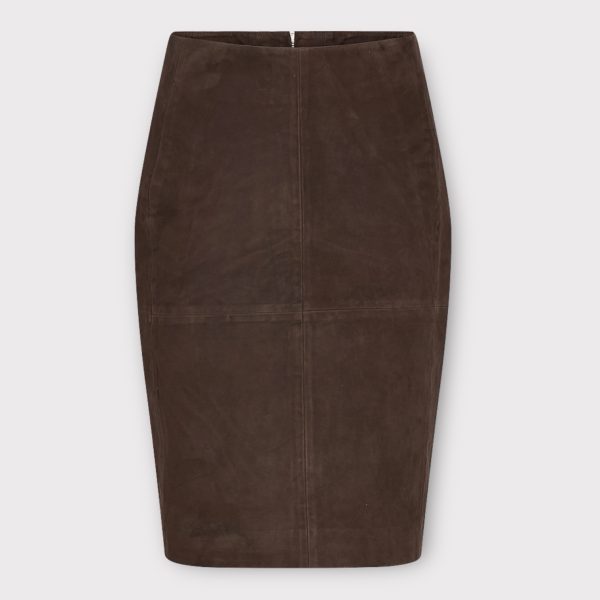 2nd day jayan suede skirt brown