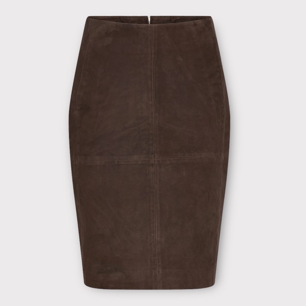 2nd day jayan suede skirt brown