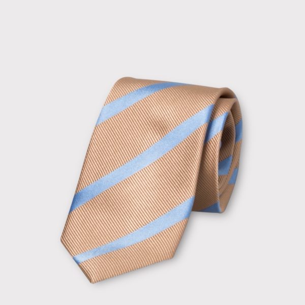 slips beige/blue stripe