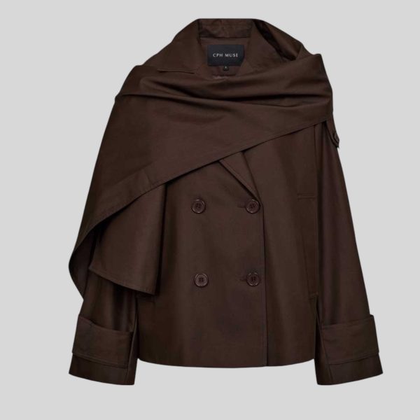 copenhagen muse cmcoral jacket brown