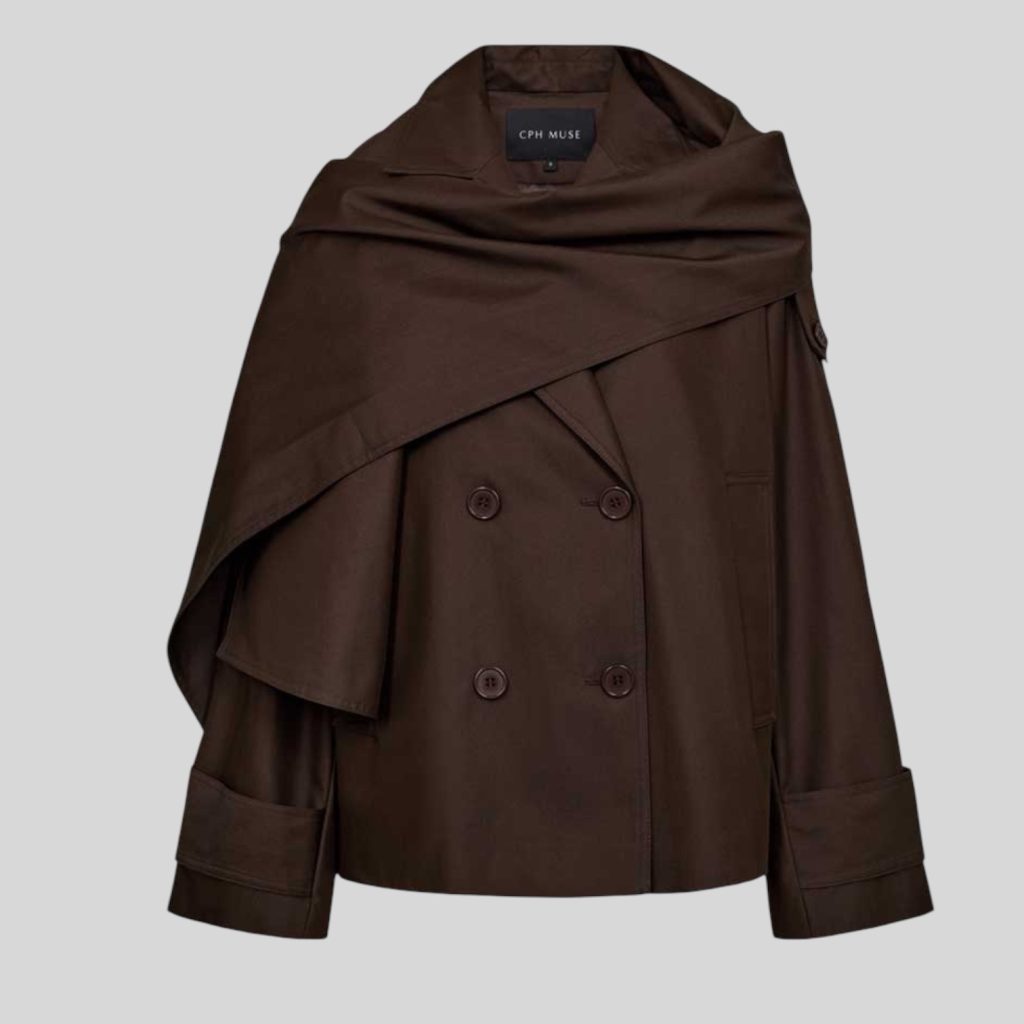 copenhagen muse cmcoral jacket brown