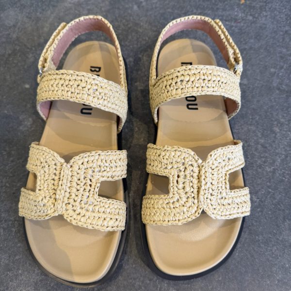 Bibi Lou Braided Straw Sandal