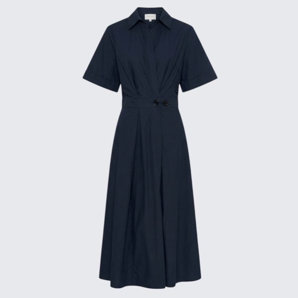 la rouge pia dress short slv navy