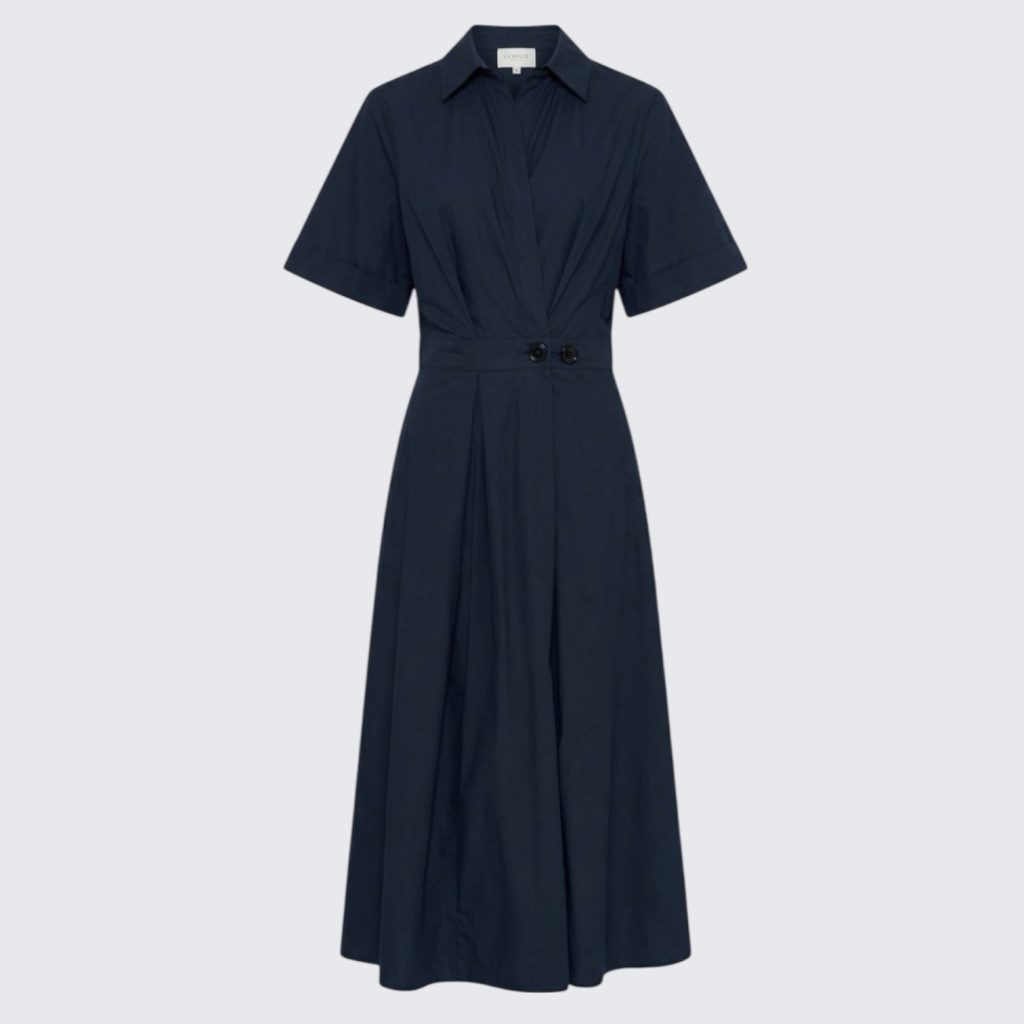 la rouge pia dress short slv navy