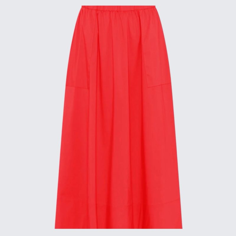 la rouge vilma skirt red