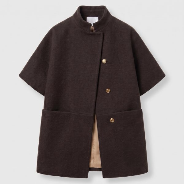 Short Mok Wool Chocolate