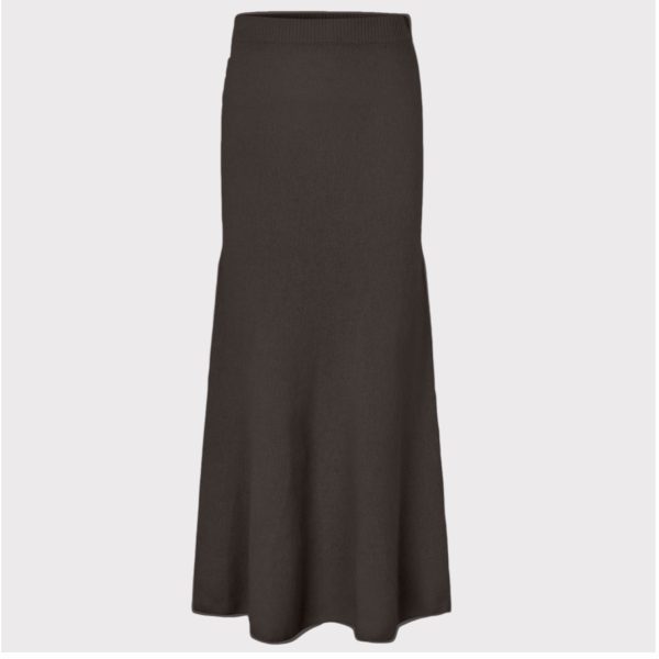 Six Ames Isabella Skirt Espresso Brown