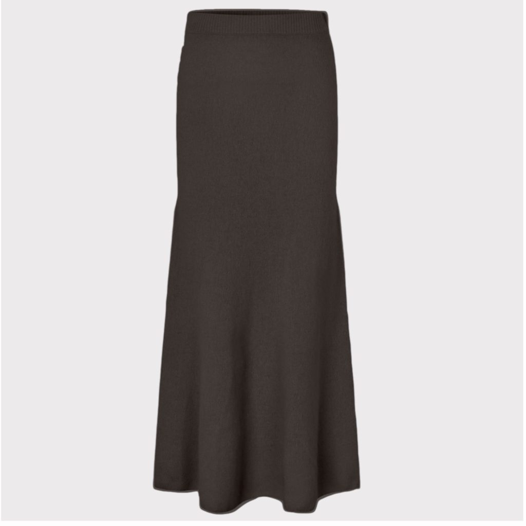 Six Ames Isabella Skirt Espresso Brown