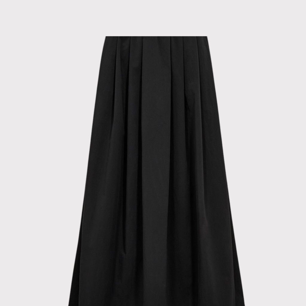 taktil pleat skirt black