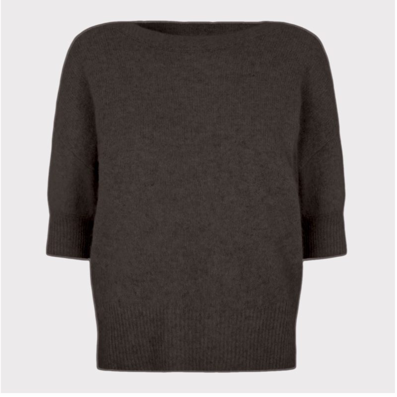 Six Ames Moi Sweater Espresso Brown