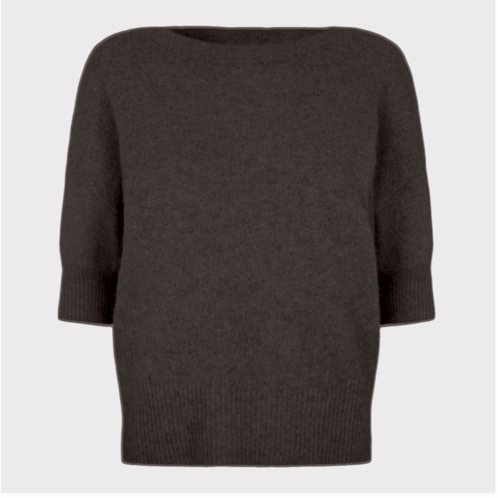 Six Ames Moi Sweater Espresso Brown