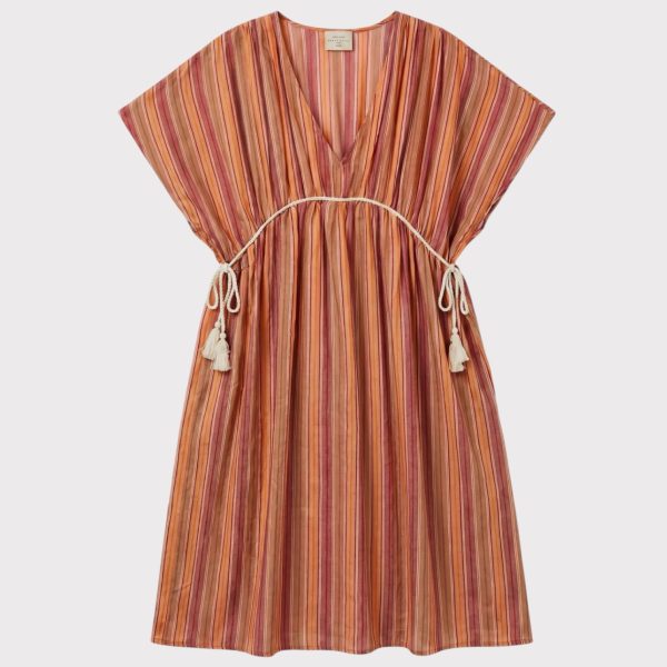 onesize striped dress cotton