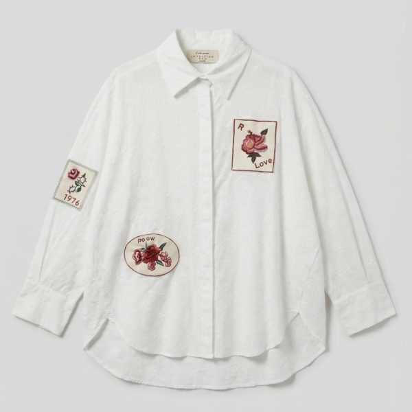 Shirt w Embroidery Patch