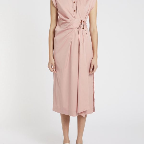 marella poplin dress pink