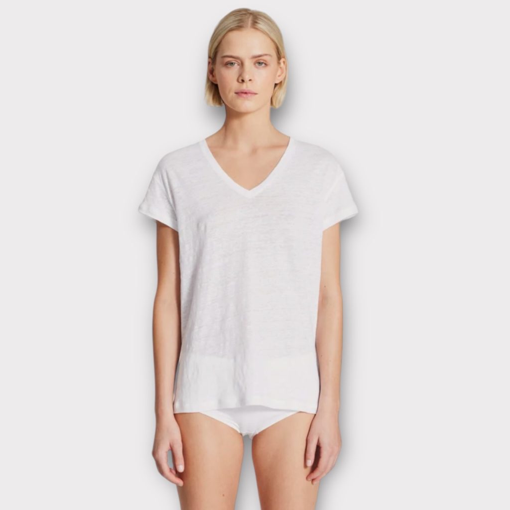 gai & lisvar simone linen tee