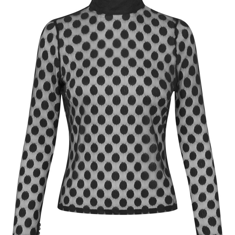 Kudibal Vivienne NS Blouse Black Dot