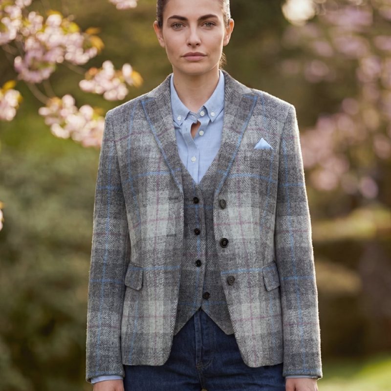 Ladiesclub Queen Check Grey