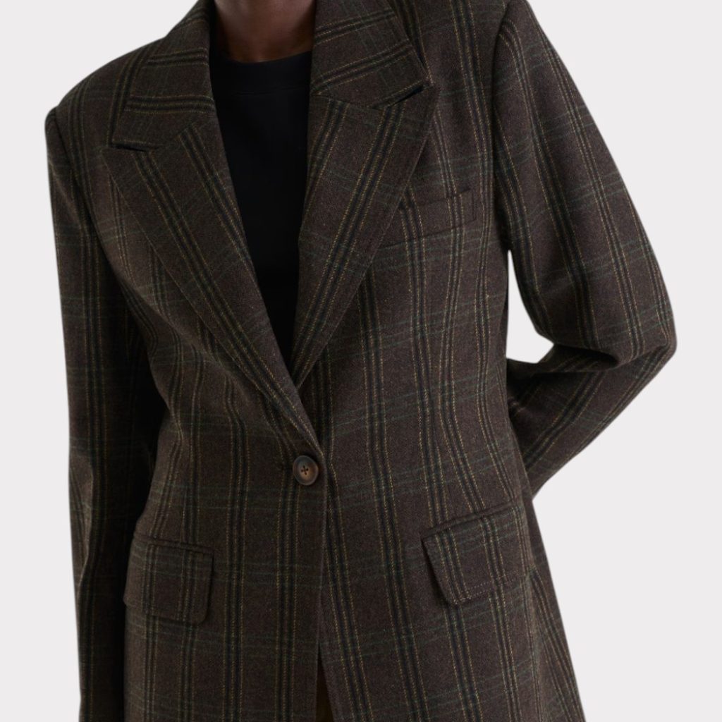 Twist & Tango Adira Blazer Brown Check