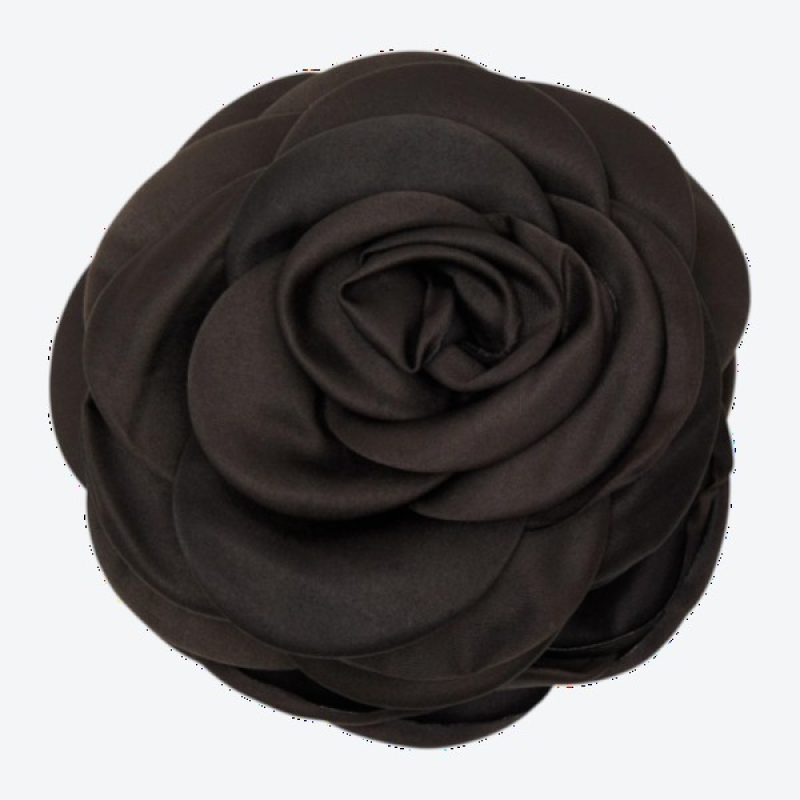Pico Copenhagen Giant Satin Rose Claw Chocolate