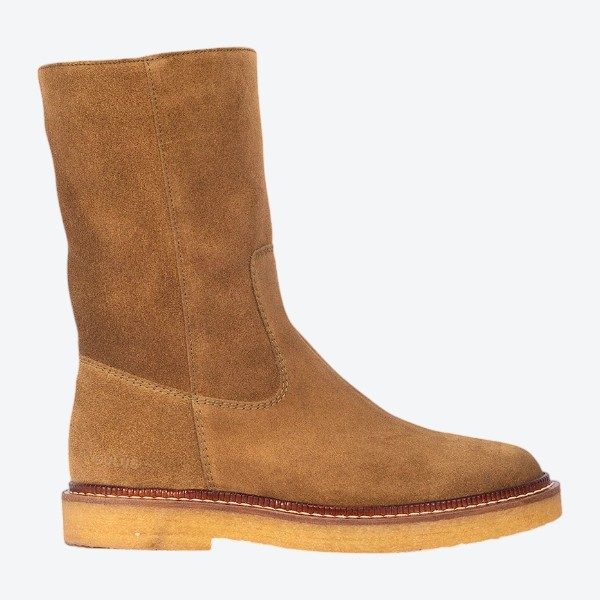 Angulus Troia Suede Cognac