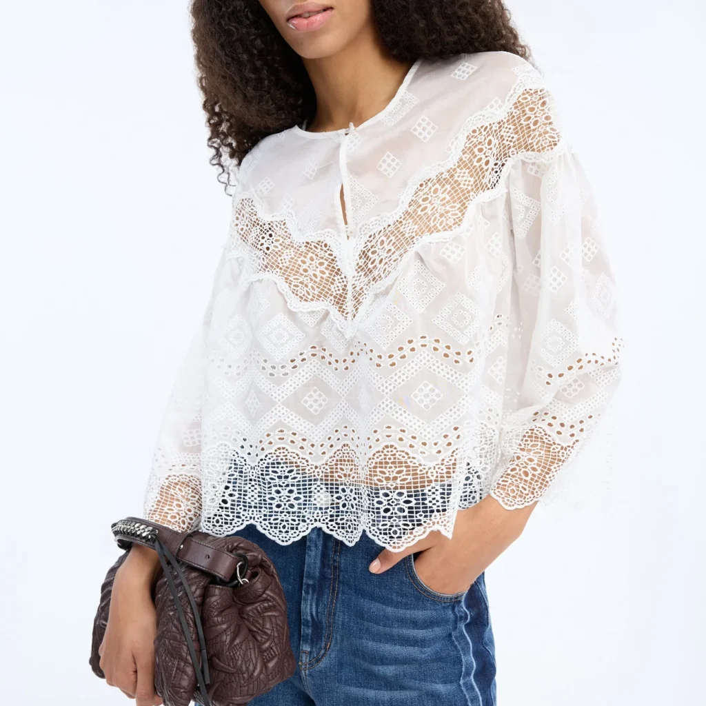Munthe Valiance Top White