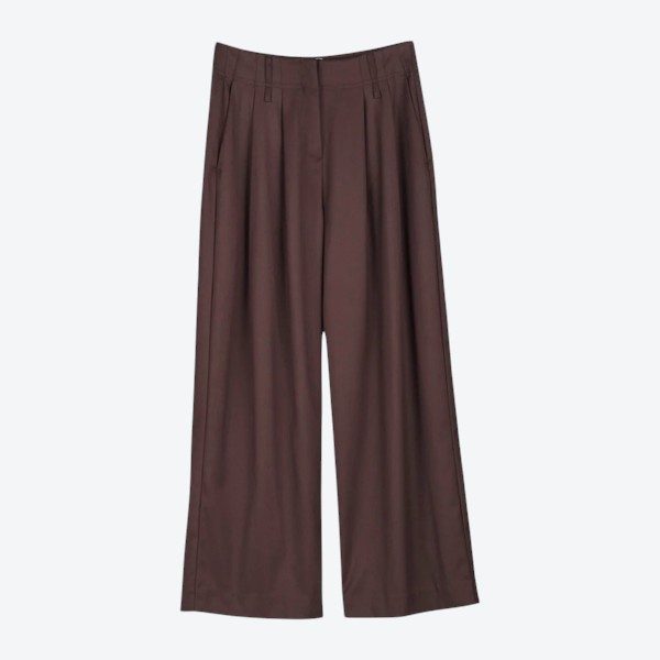 Yin Studio Lou Lou Pants Dark Brown