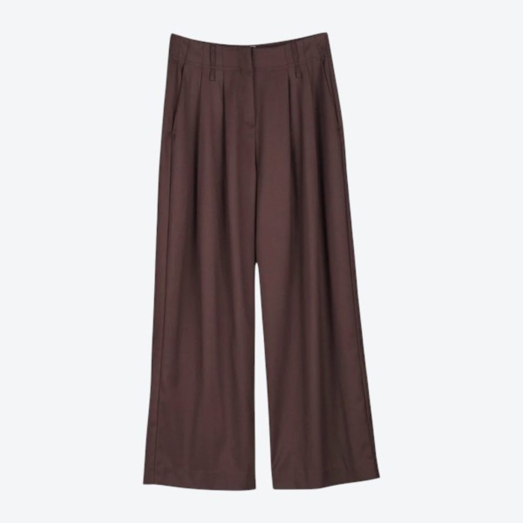 Yin Studio Lou Lou Pants Dark Brown