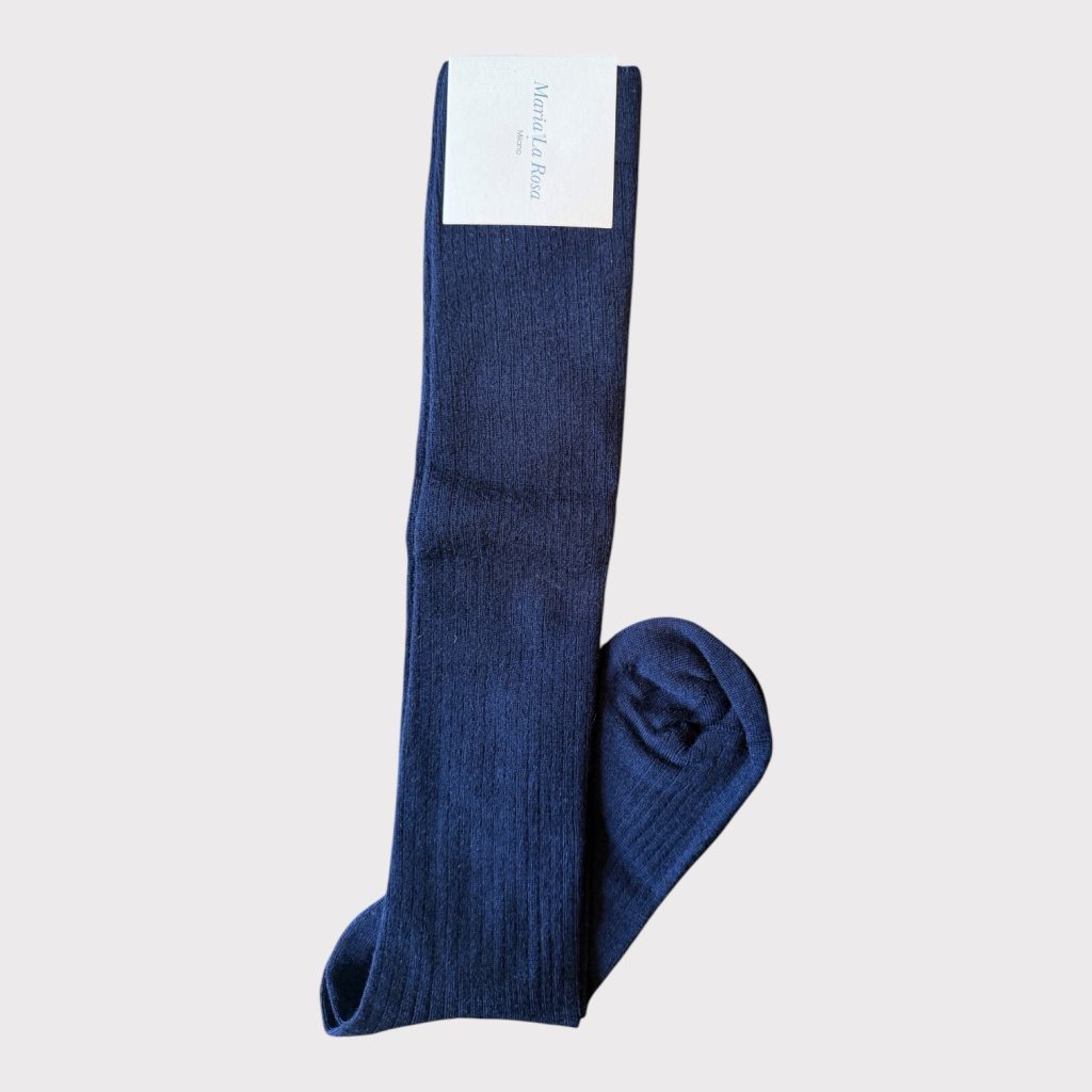 Maria La Rosa Knee Sock Navy