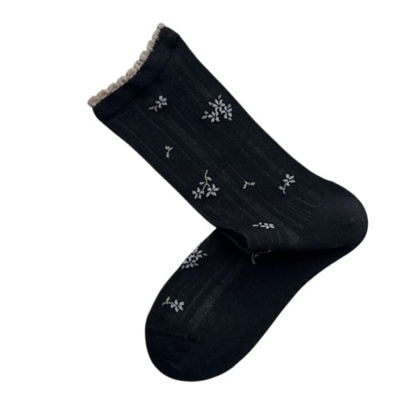 Plissé Copenhagen Jone Sock Black