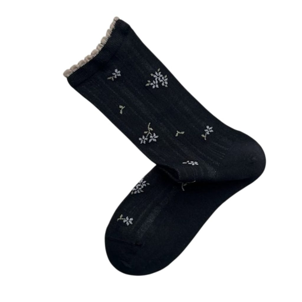 Plissé Copenhagen Jone Sock Black