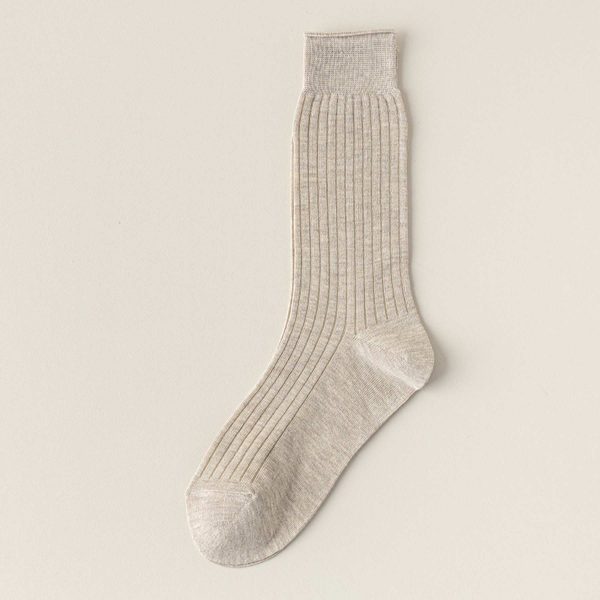plisse margo bamboo sock beige