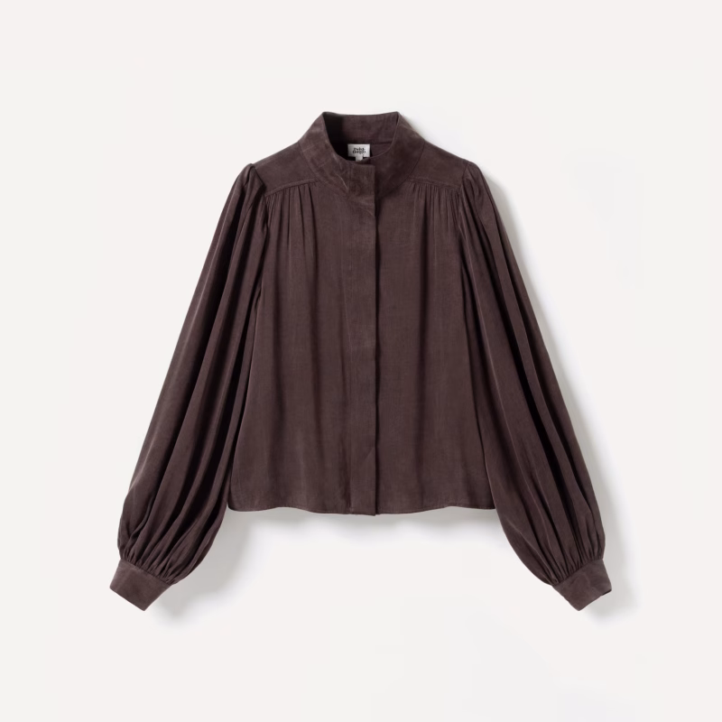 Twist & Tango Sancia Blouse Mocha Brown