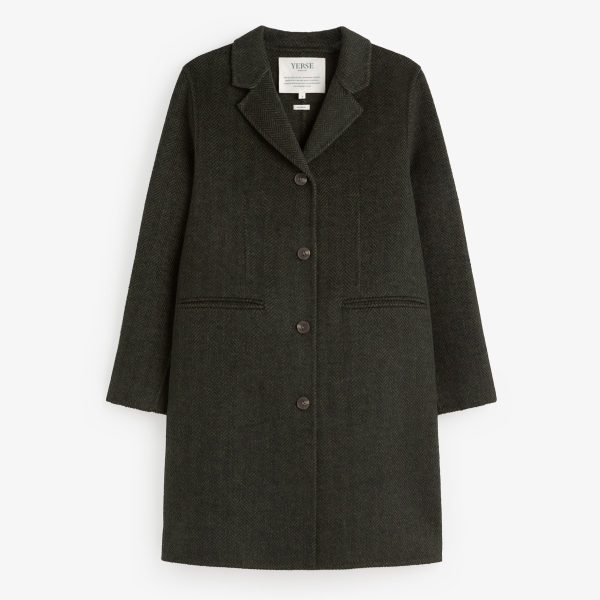 Yerse Handmade Coat Herringbone