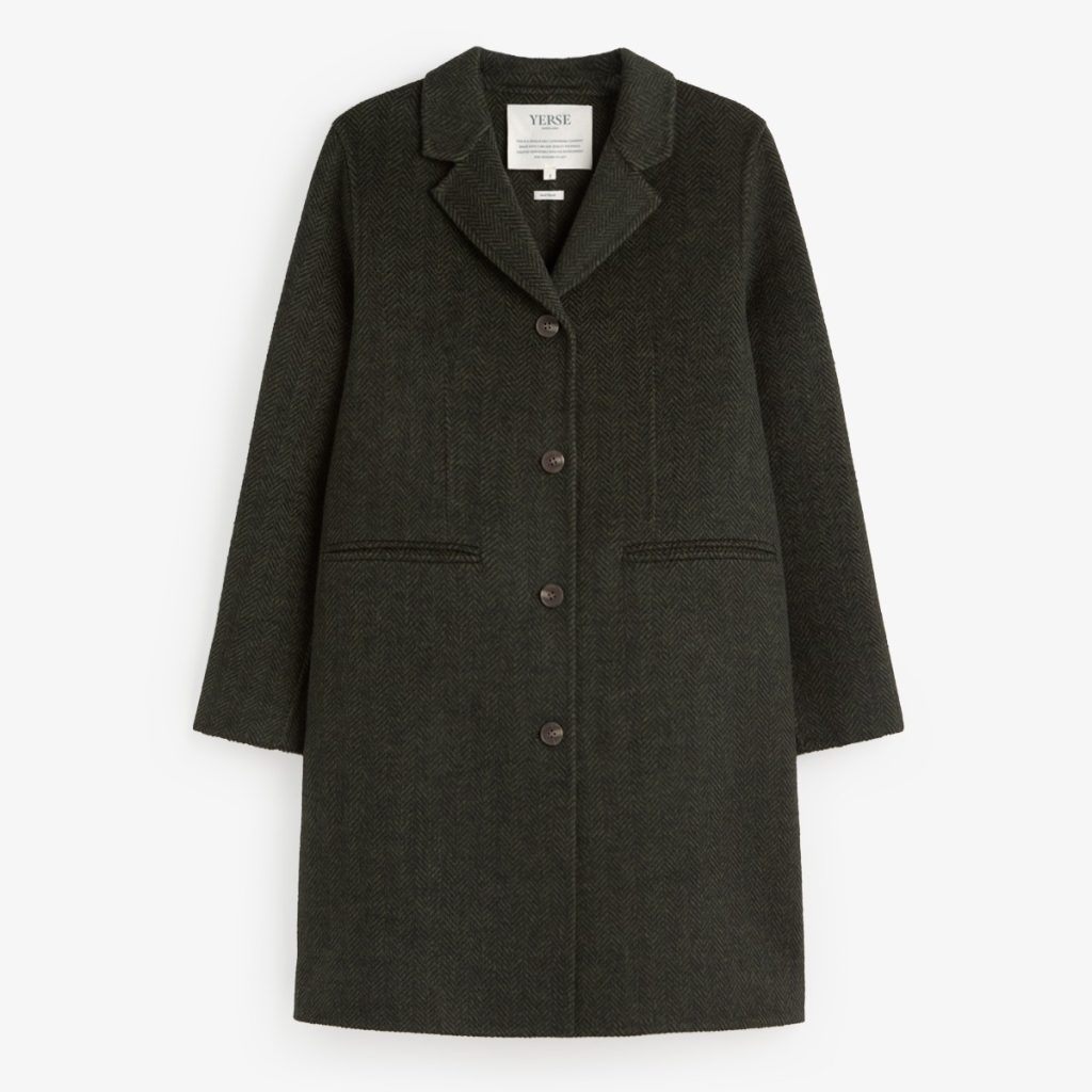 Yerse Handmade Coat Herringbone